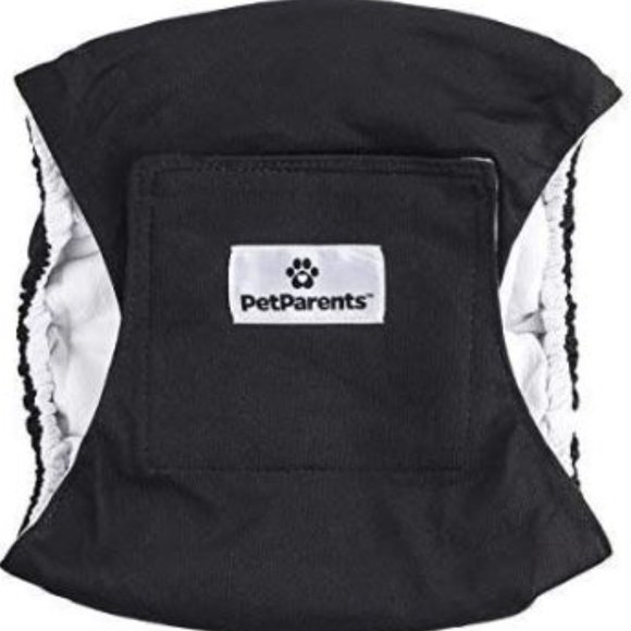 Pet Parents Large Washable Dog Belly Band ( 1 black ) Male Dog Diaper - Picture 10 of 10